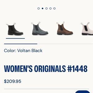 Women's Original Black high top Blundstones